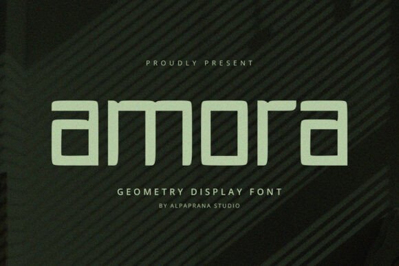Amora: Bold Display Font for Modern Makers