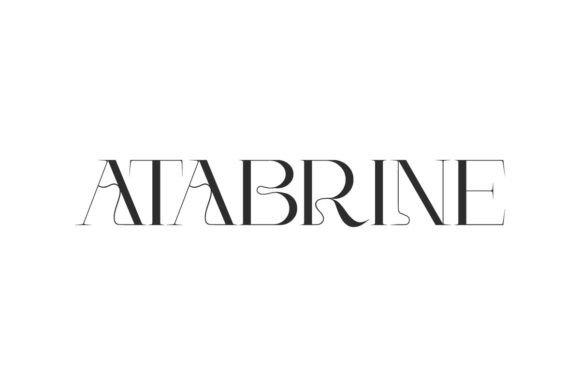 Atabrine: A Serif Typeface for Modern Editorial Design