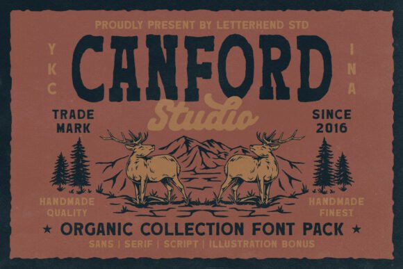 Canford Trio Typeface for Modern Web Design