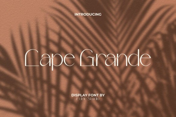 Cape Grande: A Luxurious Display Font for Modern Brands