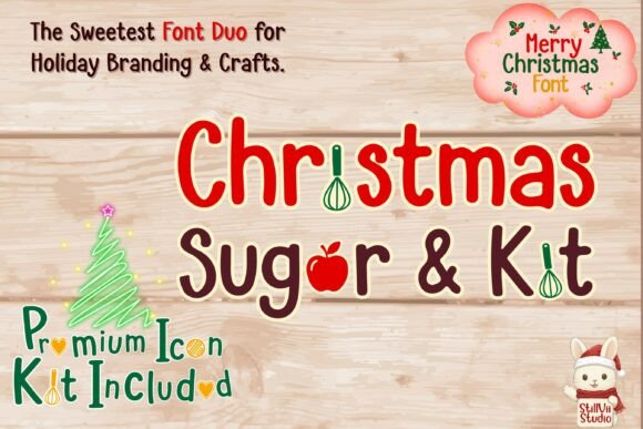 Christmas Sugar and Kit Duo Typeface Review