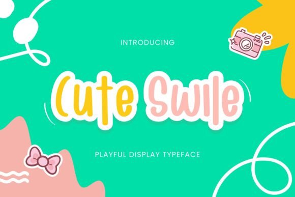 Cute Swile Typeface for Joyful Editorial Design