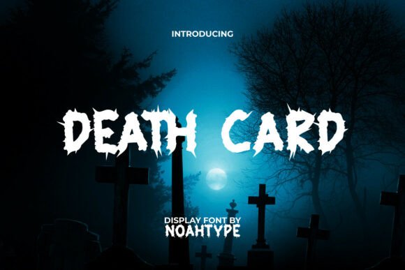 Death Card Typeface for Bold Branding
