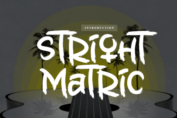 Elevate Editorial Design with Stright Matric Display Fonts