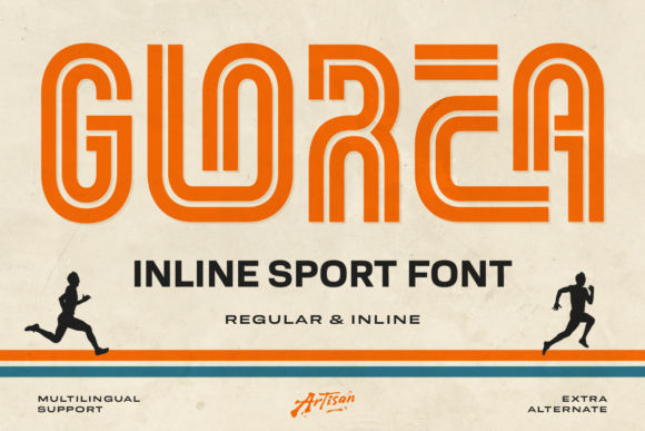 Glorea: The Bold Display Font for Modern Branding