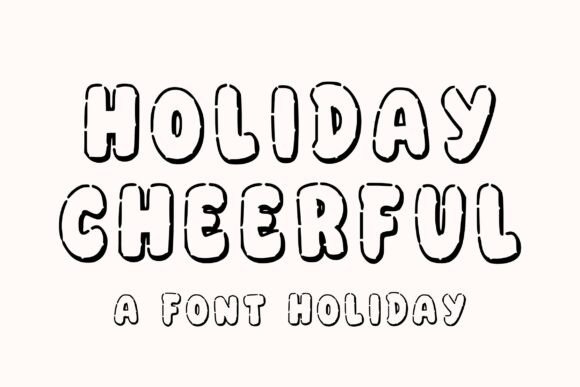 Holiday Cheerful Font for Seasonal Campaigns