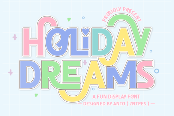 Holiday Dreams Font for Crafters and Sellers