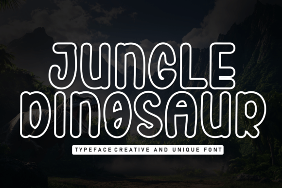 Jungle Dinosaur: A Playful Display Font for Modern Editorial Design