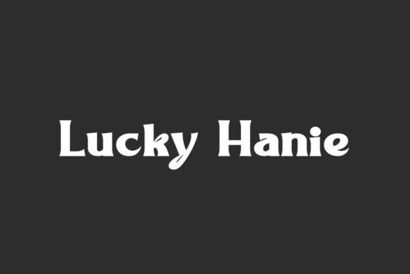 Lucky Hanie: A Playful Display Font for Web Design