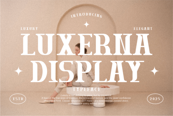 Luxerna Display Font for Premium Branding