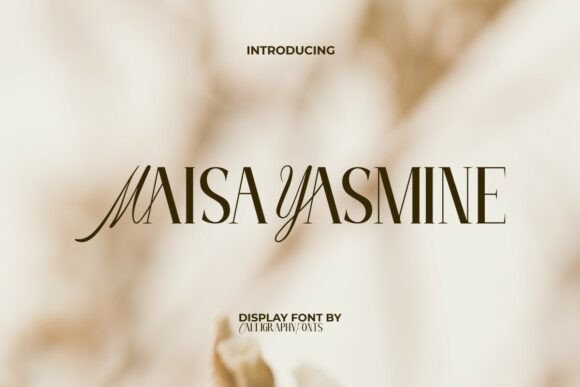 Maisa Yasmine Font for Elegant Editorial Design