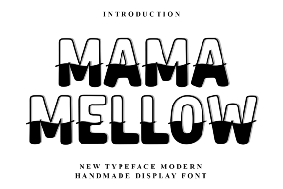 Mama Mellow: A Festive Display Font for Holiday Designs