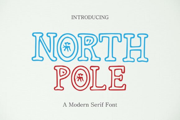 North Pole Typeface for Festive Branding