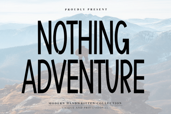 Nothing Adventure Font for Modern Web Design