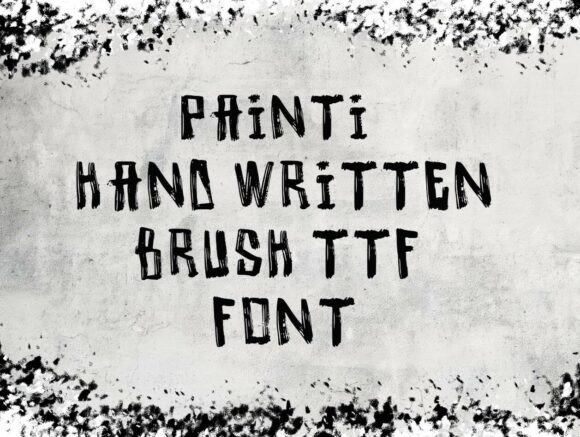 Painti Handwritten Brush Font for Bold Campaigns