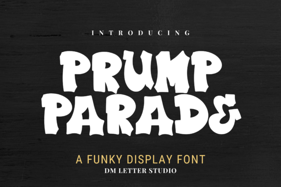 Plump Parade Font for Bold Craft Designs