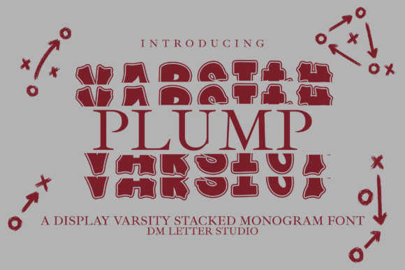 Plump Stacked Monogram Font for Bold Campaigns
