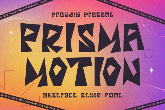 Prisma Motion: A Bold Display Font for Makers