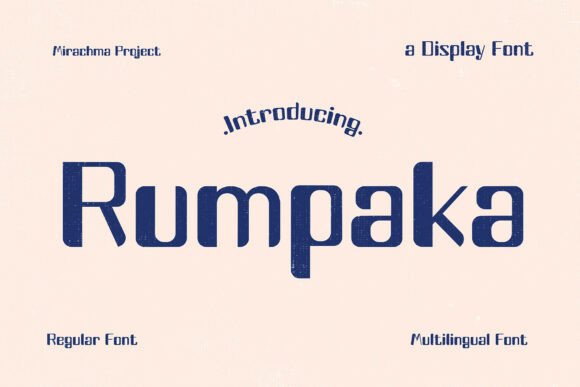 Rumpaka Font: A Cultural Display Typeface Review