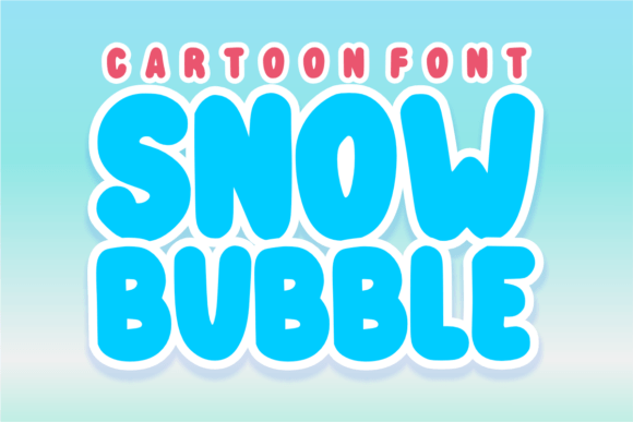 Snow Bubble Font for Playful Branding