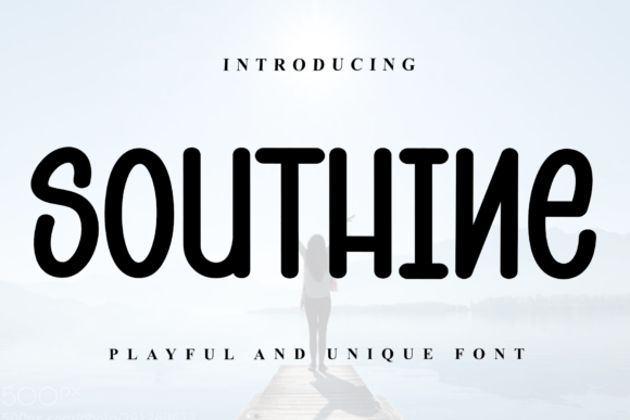 Southine: A Dramatic Display Font for Bold Brands