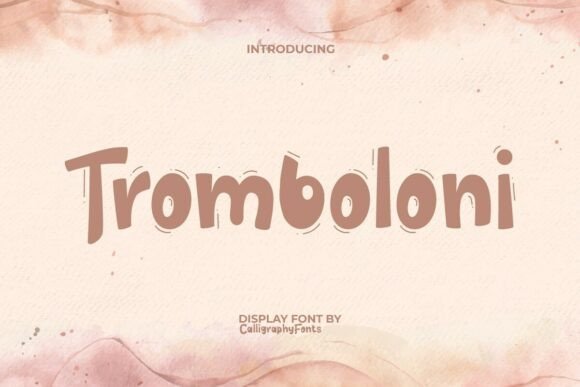 Tromboloni Font for Bold Creative Displays