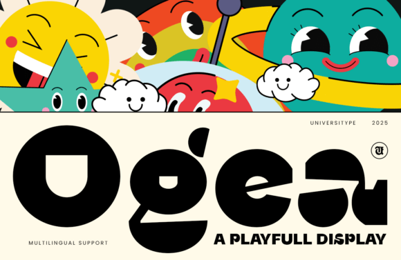 Ut Ogea: A Playful Display Font for Makers